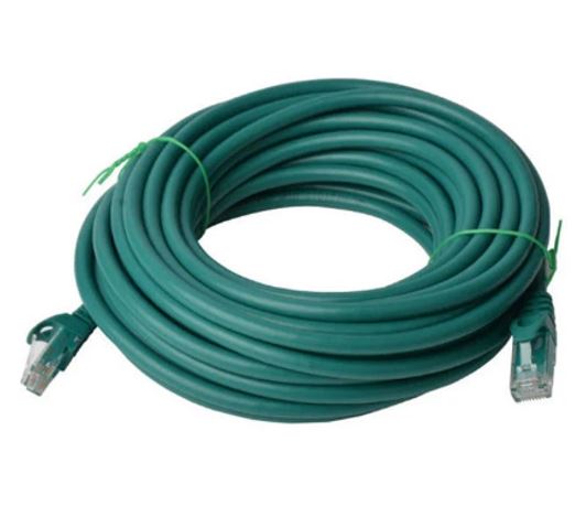 8Ware CAT6A Cable 15m - Green Color RJ45 Ethernet Network LAN UTP Patch Cord Snagless 8Ware CAT6A Cable 15m - Green Color RJ45 Ethernet Network LAN UTP Patch Cord Snagless